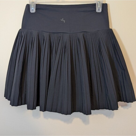 Joy Lab Women Mini Skort Black Pleated Sporty Athletic Tennis Golf Medium - Picture 2 of 7